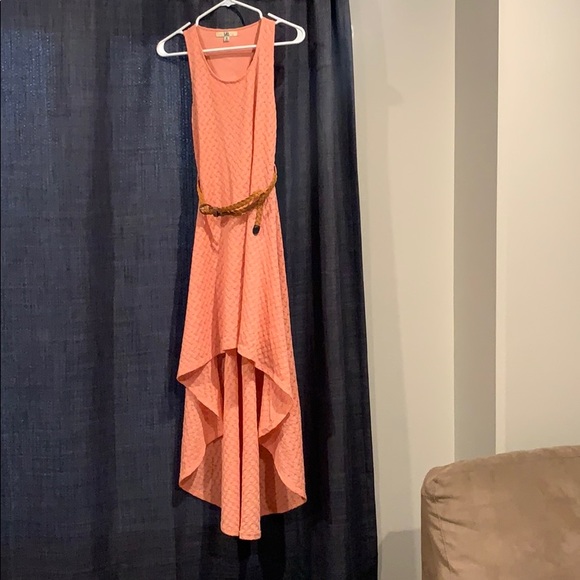 Beautiful coral high low dress! - Picture 1 of 5